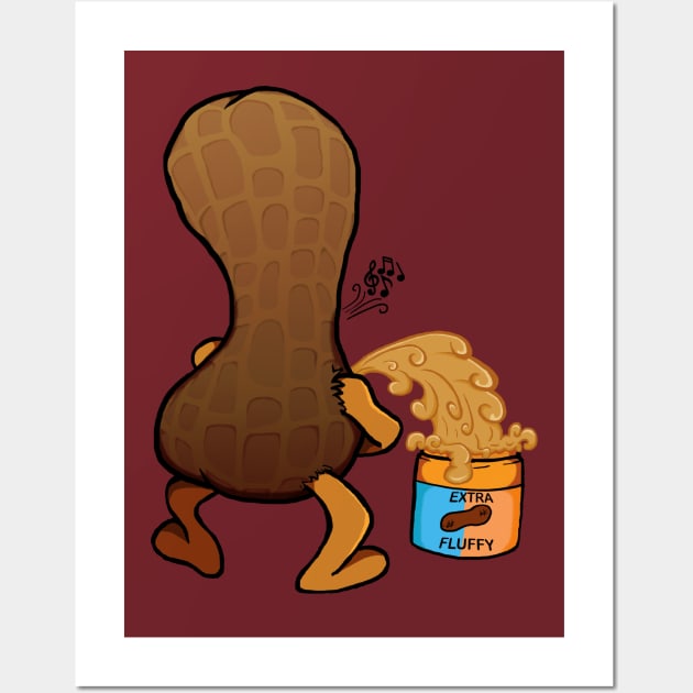 Pee Nut Butter Wall Art by JGTsunami